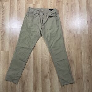 Bonobos‎ Pants Mens 31x32 Khaki Chinos Straight Fit 100% Cotton Casual Washed